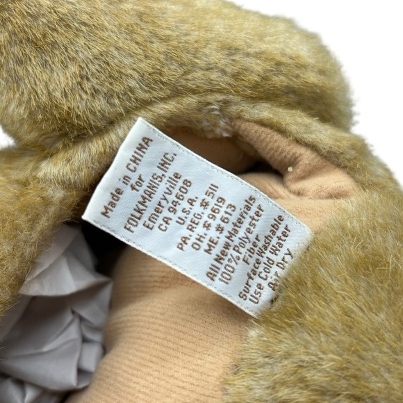 FOLKMANIS LION CUB HAND PUPPET PLUSH TOY VINTAGE COLLECTIBLE NEW WITH TAGS - Picture 9 of 11